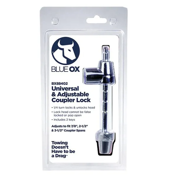 Blue Ox Universellt Justerbart Låsstift För Koppling, Grey, One Size Blue Ox Universellt Justerbart Låsstift För Koppling, Grey, One Size