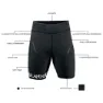 Blueball Sport Compressive Sport Korta Leggings male, Black