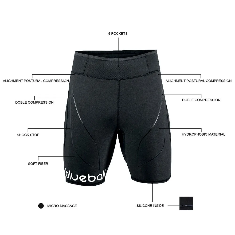 Blueball Sport Running Pocket Korta Leggings male