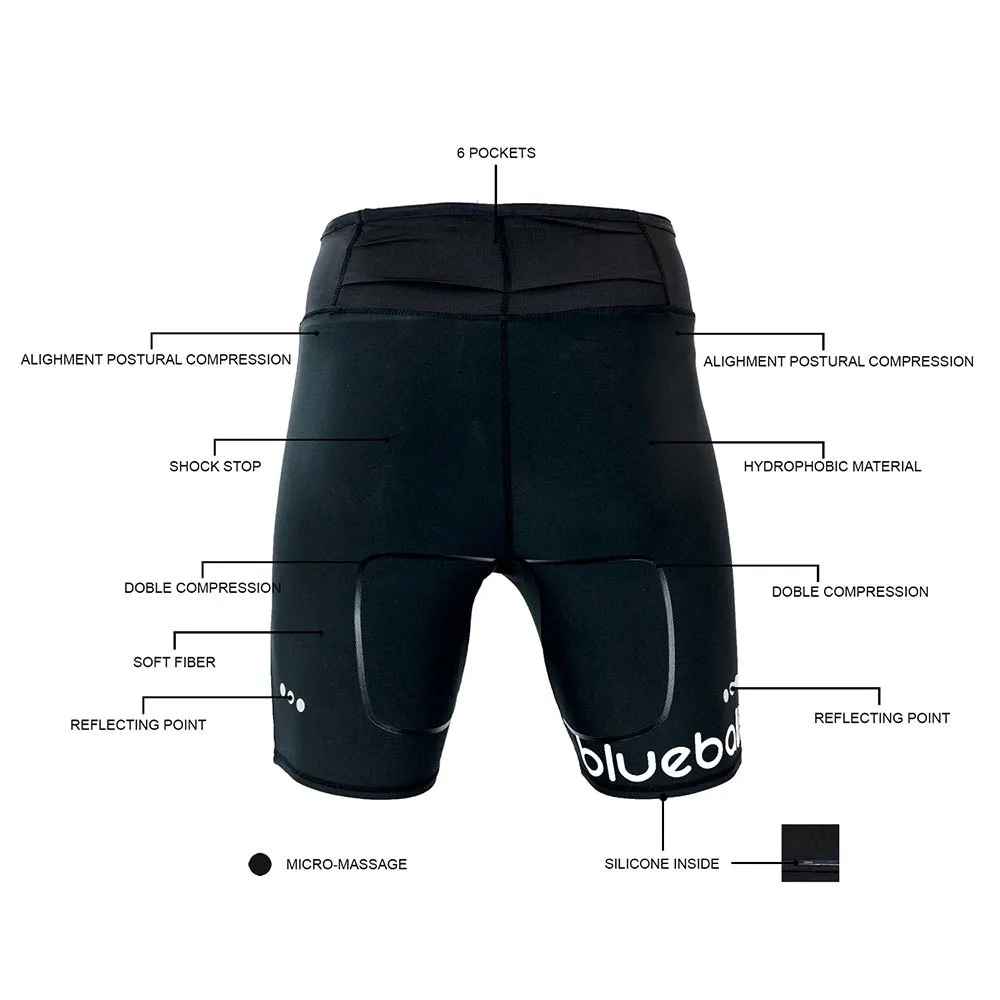 Blueball Sport Running Pocket Korta Leggings male