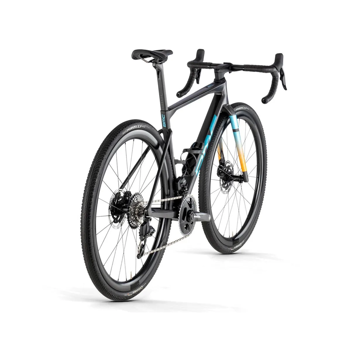 BMC Kaius 01 Two Sram Force AXS Wide 2x12 Complete Gravel Bike, Carbon Black/Brushed Blue BMC Kaius 01 Two Sram Force AXS Wide 2x12 Complete Gravel Bike, Carbon Black/Brushed Blue