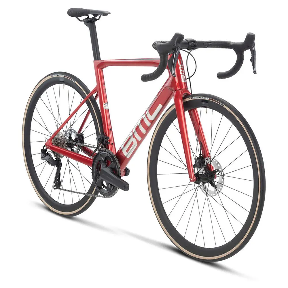 BMC Teammachine Slr01 One Ultegra Di2 2023 Racercykel, Prisma red / brushed alloy BMC Teammachine Slr01 One Ultegra Di2 2023 Racercykel, Prisma red / brushed alloy