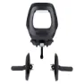bobike One Junior Mik Hd Barnstol På Baksidan Av Cykeln, Black, Max 27kg