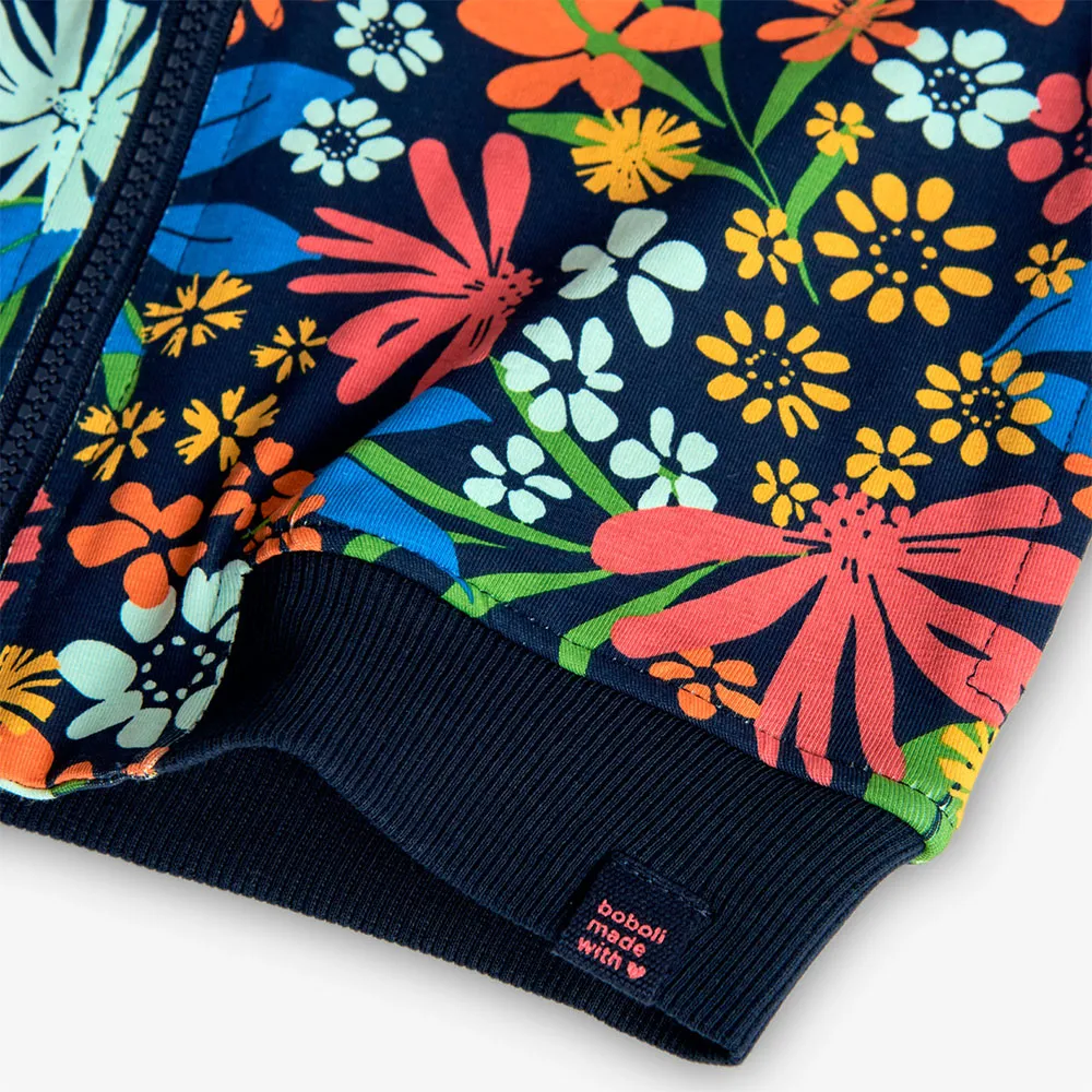 Boboli Bomber Knit Floral Jacka
