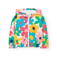 Boboli Fleece Floral Jacka