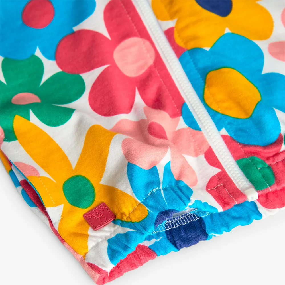 Boboli Fleece Floral Jacka