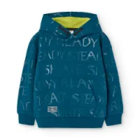 Boboli Fleece Printed Huvtröja
