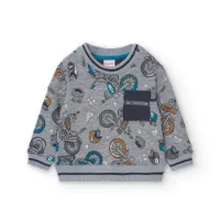 Boboli Fleece Printed Tröja