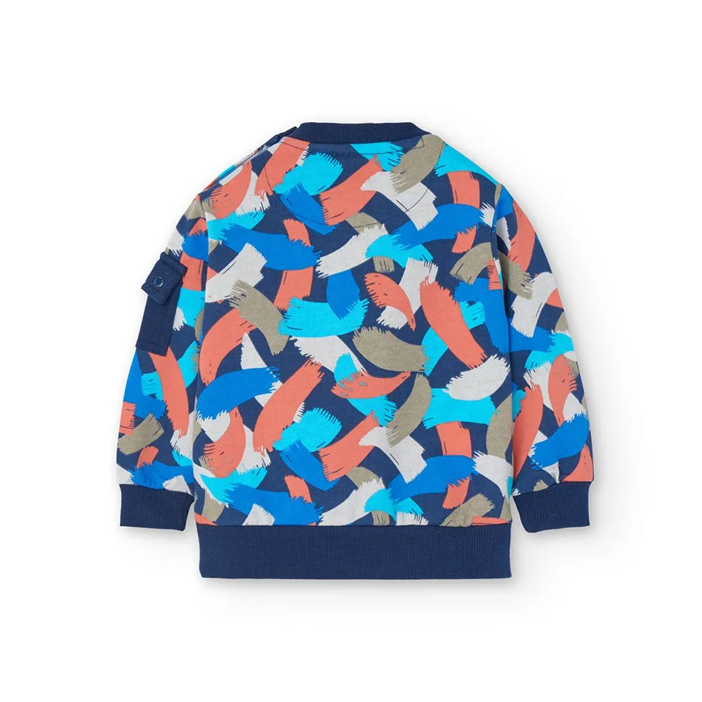 Boboli Fleece Printed Tröja