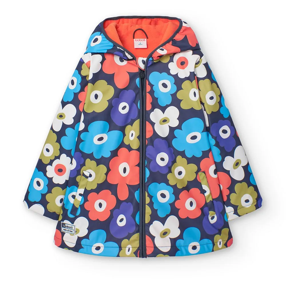 Boboli Hooded Rain Floral Jacka