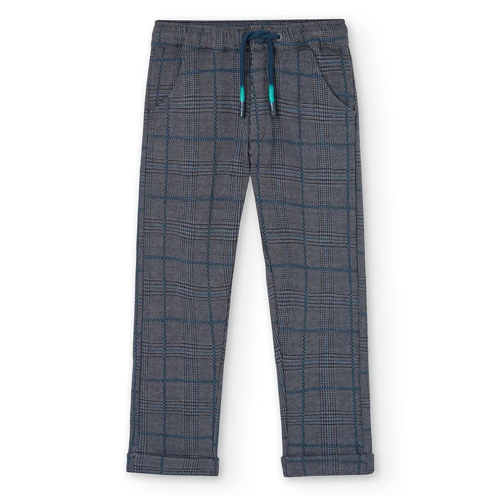 Boboli Knit Check Byxor