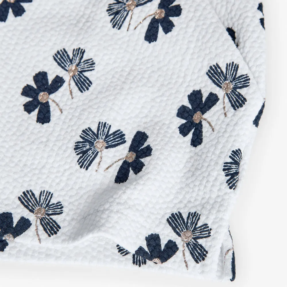 Boboli Knit Printed Shorts, Flower print, 6Y Boboli Knit Printed Shorts, Flower print, 6Y