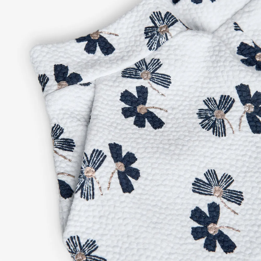 Boboli Knit Printed Shorts, Flower print, 6Y Boboli Knit Printed Shorts, Flower print, 6Y