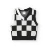 Boboli Knitwear Check Väst