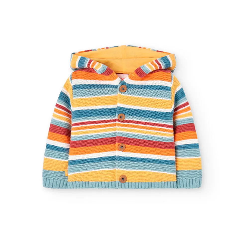 Boboli Knitwear Striped Jacka