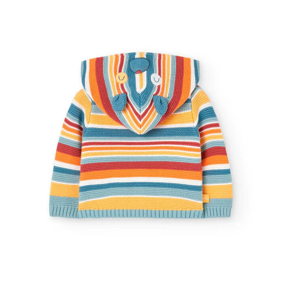 Boboli Knitwear Striped Jacka