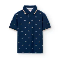 Boboli Pique Printed Kortärmad Polotröja Boboli Pique Printed Kortärmad Polotröja