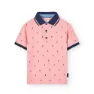 Boboli Pique Printed Kortärmad Polotröja
