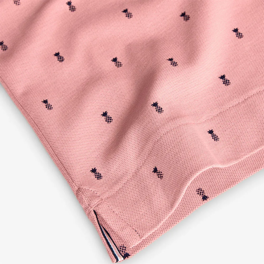 Boboli Pique Printed Kortärmad Polotröja