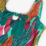 Boboli Polyamide Leaves Baddräkt female