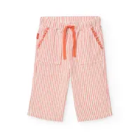 Boboli Poplin Striped Byxor