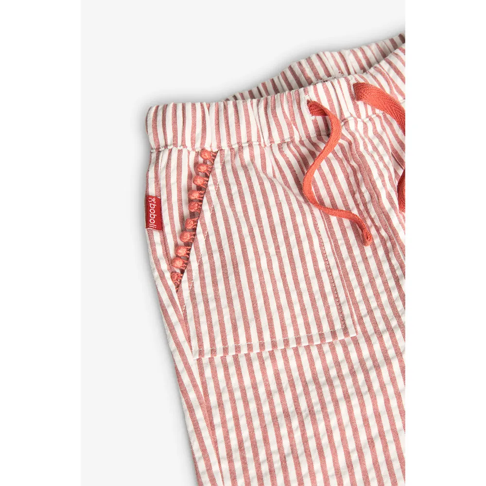 Boboli Poplin Striped Byxor