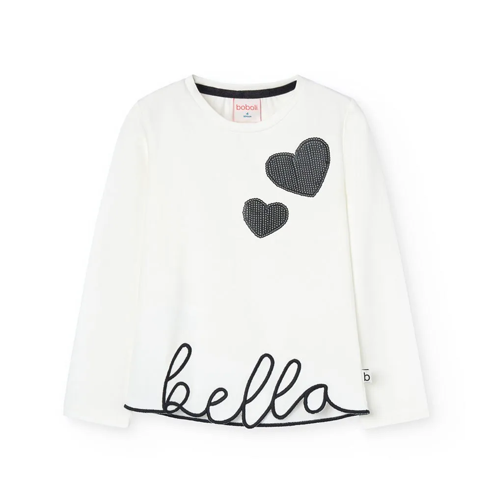 Boboli Stretch Knit T-shirt Med Lång ärm