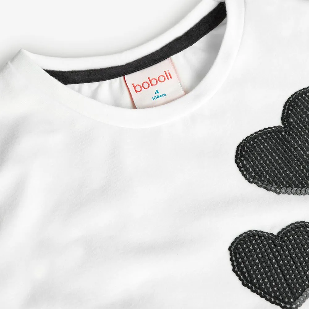 Boboli Stretch Knit T-shirt Med Lång ärm