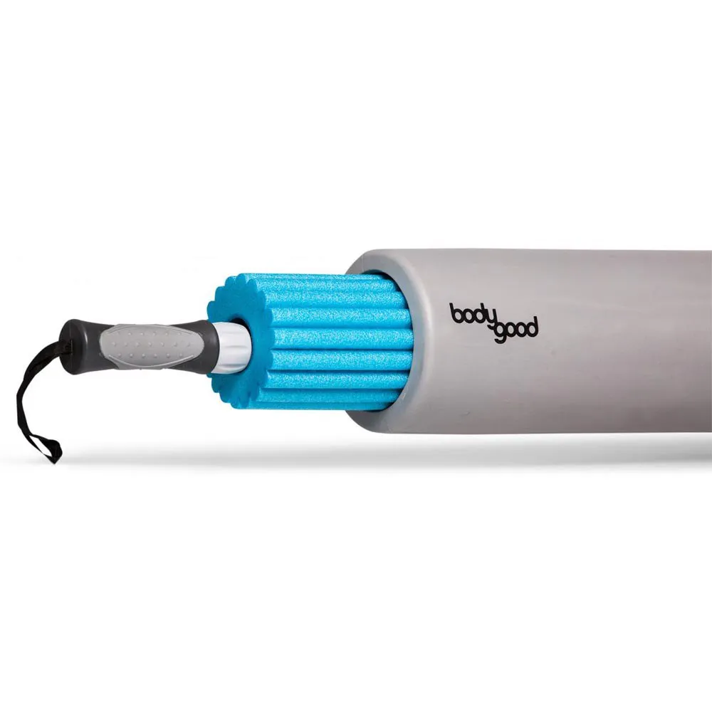 Bodygood 3-i-1 Massage Rulle, Green / blue, One Size