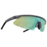 Bollé Micro Edge Foto Kromatiska Solglasögon, Black frost, Phantom Clear Green Photochromic/CAT1-3