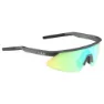 Bollé Micro Edge Foto Kromatiska Solglasögon, Black frost, Phantom Clear Green Photochromic/CAT1-3