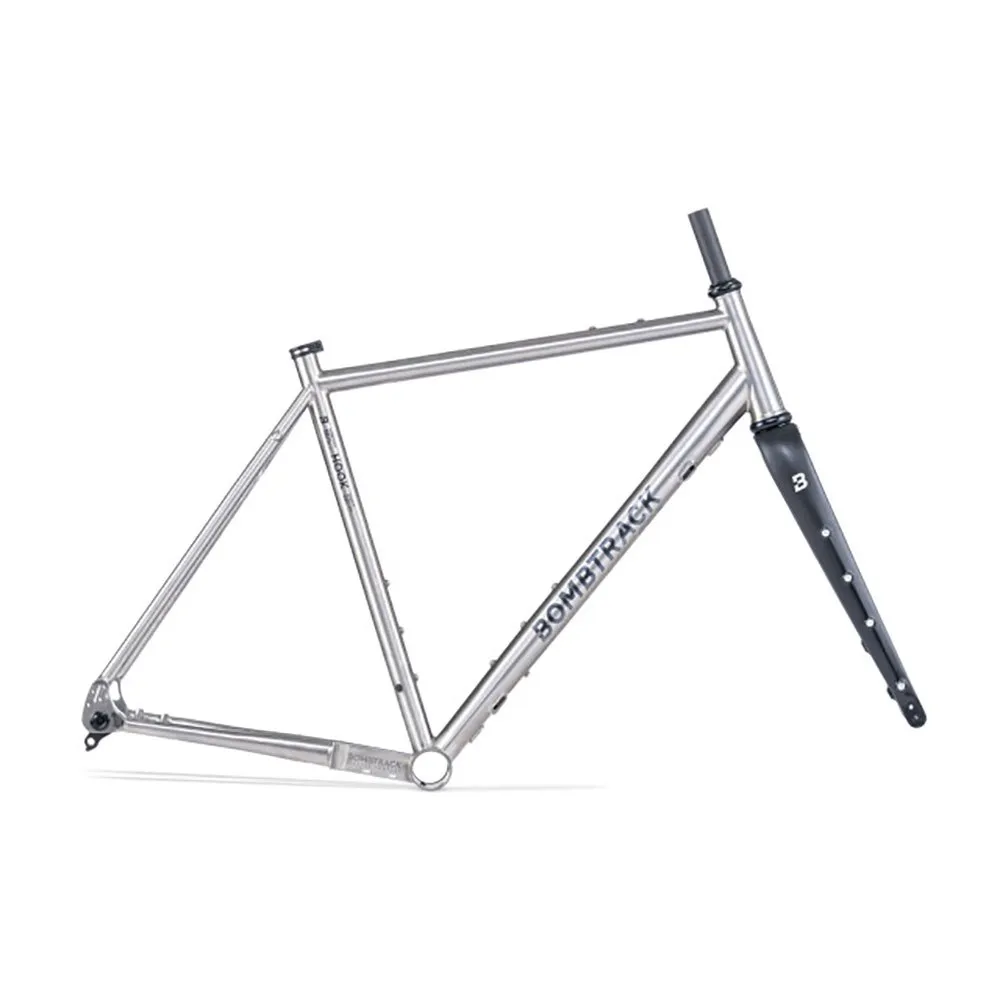 Bombtrack Hook Ext Ti Grusram, Titanium / black, 57