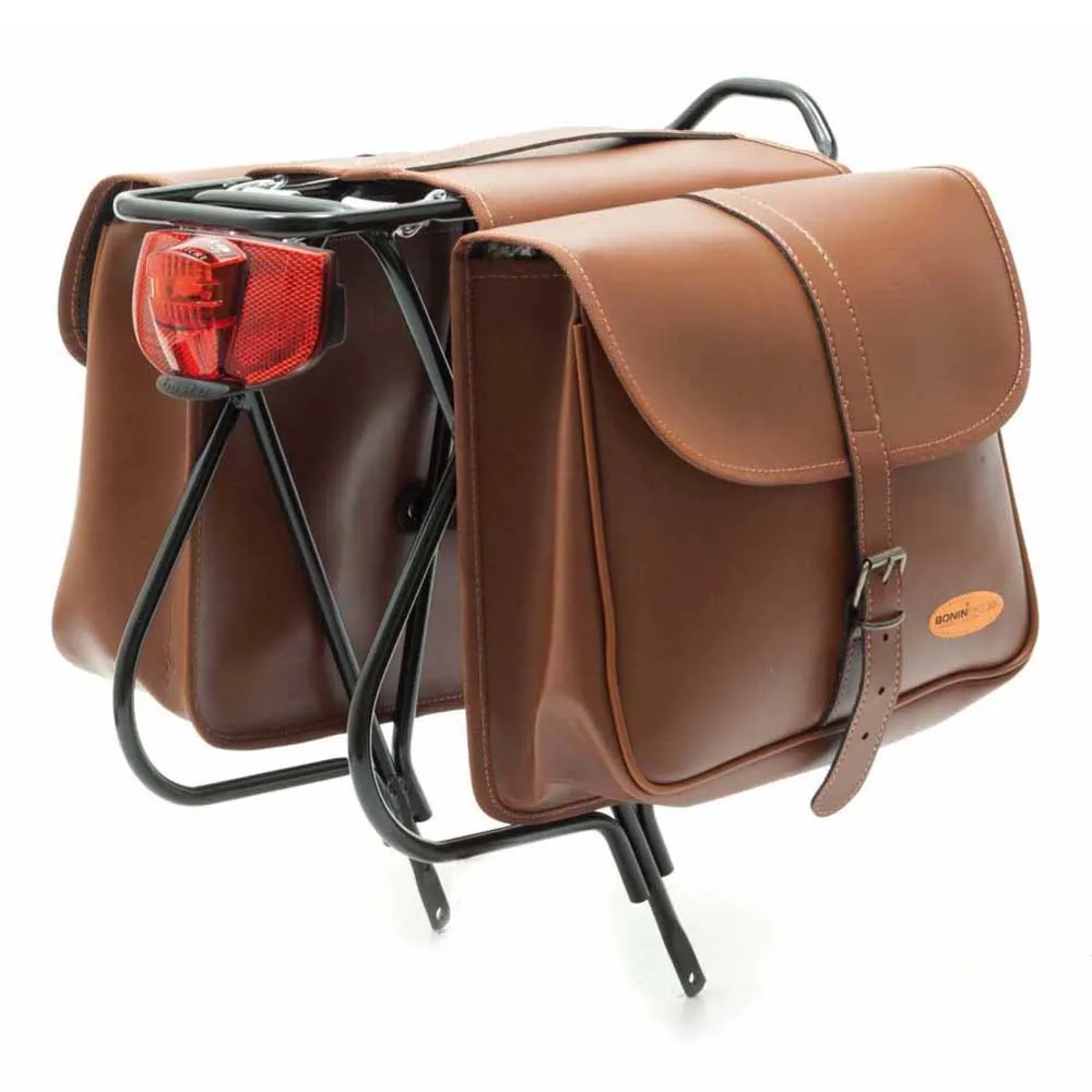 Bonin Eco Leather Sidoväskor 14.5l, Brown, One Size