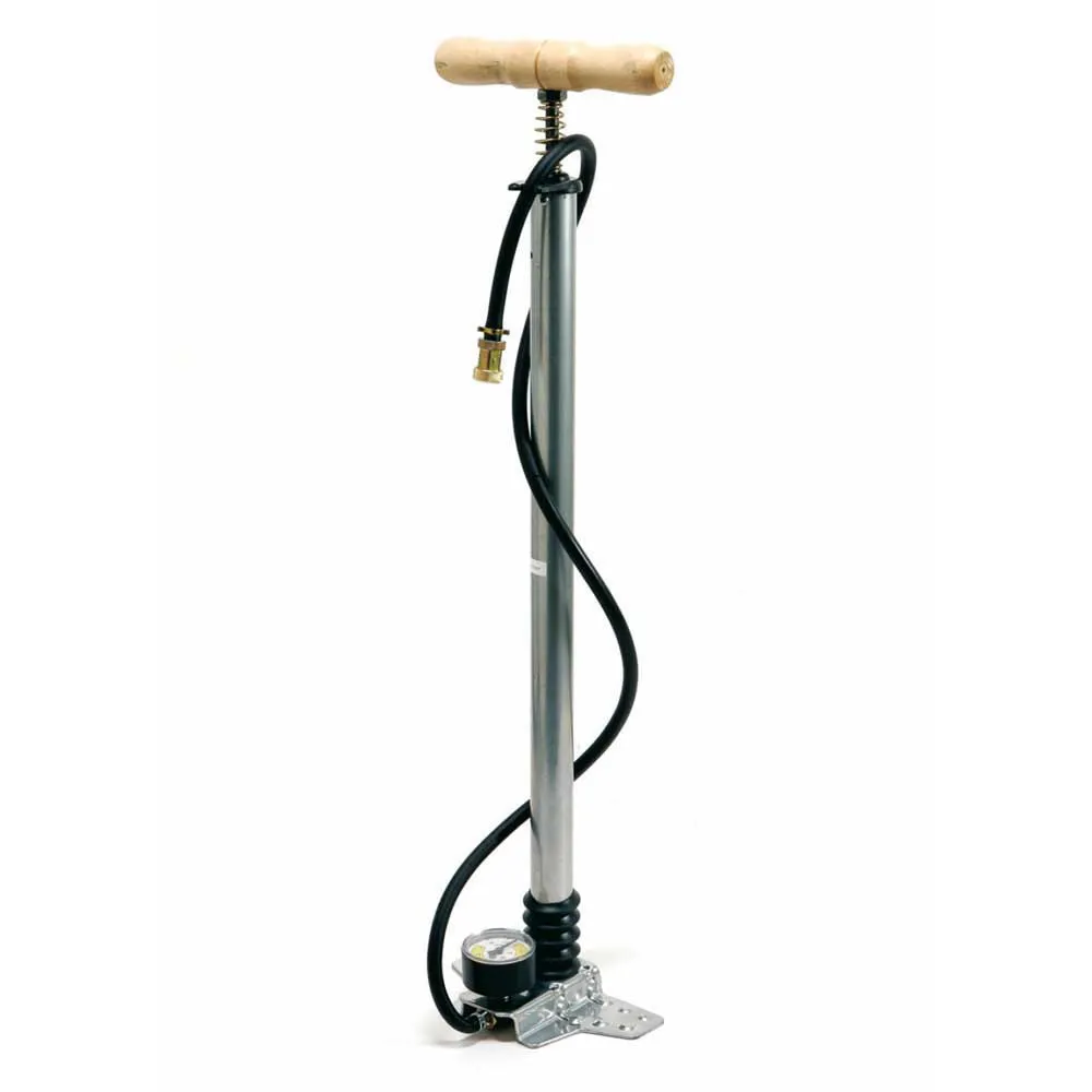 Bonin Europa Pressure Gauge Cykelpump, Grey, 170psi