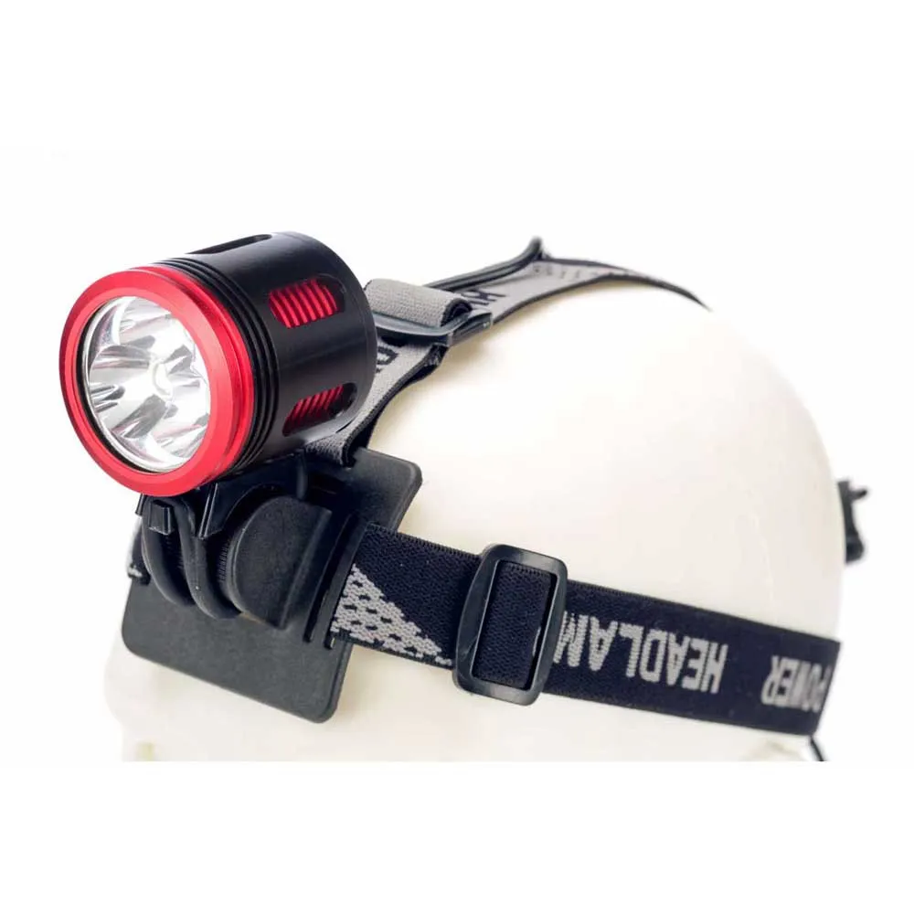 Bonin Jy Powerful Framlampa, Black / red, 3000 Lumens