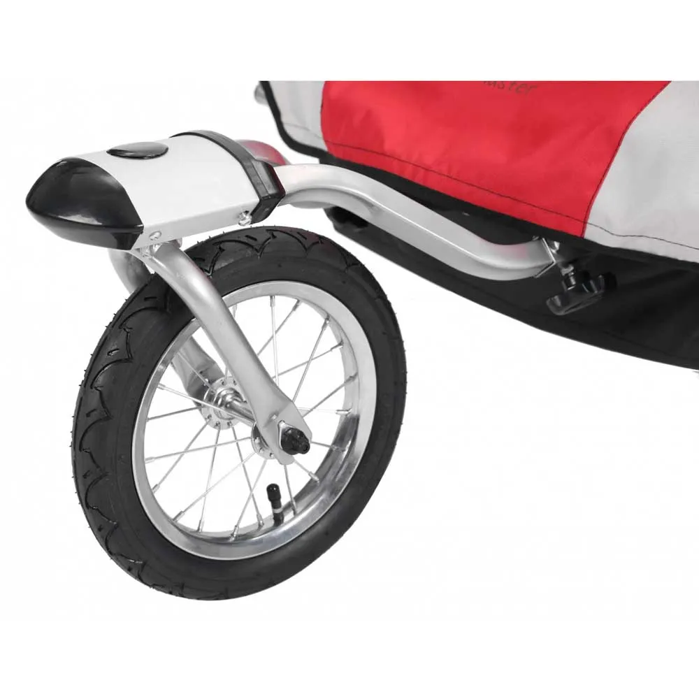 Bonin Ncab Dlx Cykelkärra, Red / grey / black, Max 40kg