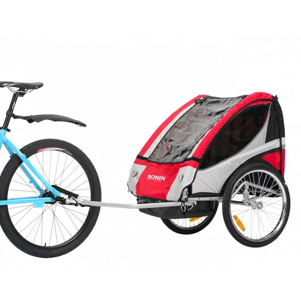 Bonin Ncab Dlx Cykelkärra, Red / grey / black, Max 40kg