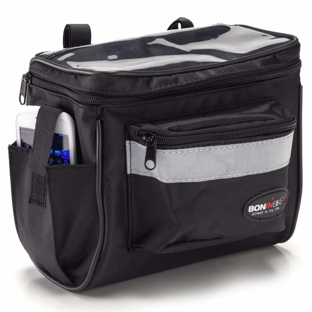 Bonin Reflective Styrväska, Black, One Size