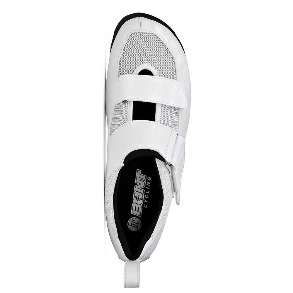 Bont Riot Tr+ Triathlon Landsvägscykelsko, White Bont Riot Tr+ Triathlon Landsvägscykelsko, White