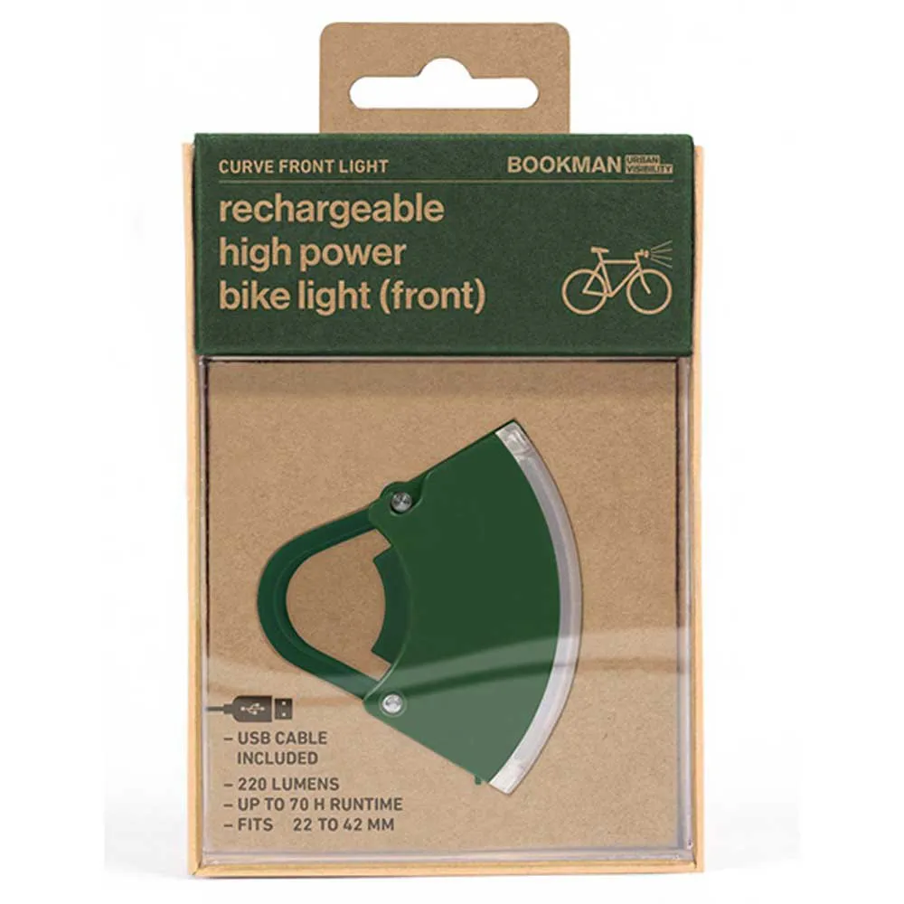 Bookman Curve Led Usb Framlampa, Green, One Size