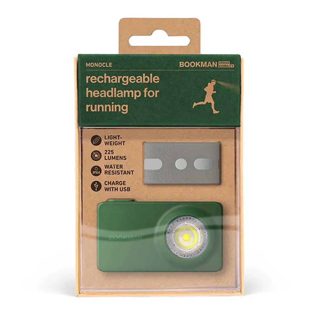 Bookman Monocle Usb Pannlampa, Green, 225 Lumens