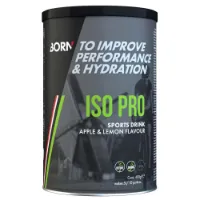 BORN Iso Pro Isotonisk Pulverdryck äpple Och Citron 400g BORN Iso Pro Isotonisk Pulverdryck äpple Och Citron 400g