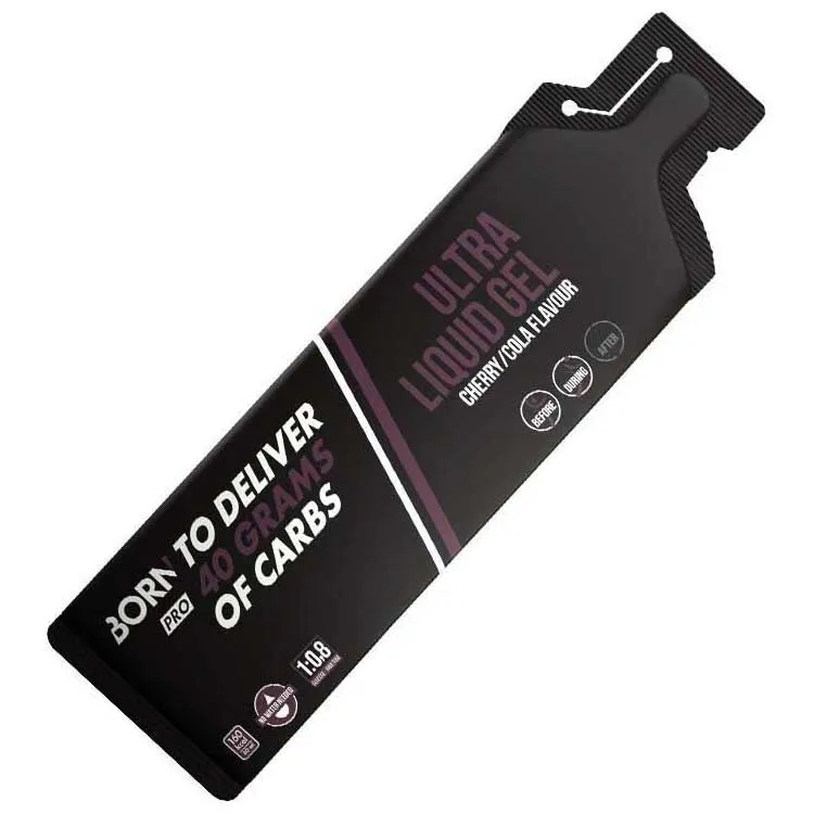 BORN Ultra Liquid Låda Med Energigeler Körsbär Och Cola 60 Ml 12 Enheter, Multicolor, One Size BORN Ultra Liquid Låda Med Energigeler Körsbär Och Cola 60 Ml 12 Enheter, Multicolor, One Size