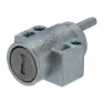 Bosch Abus Powertube 750 Standard Batterilås, Silver, One Size