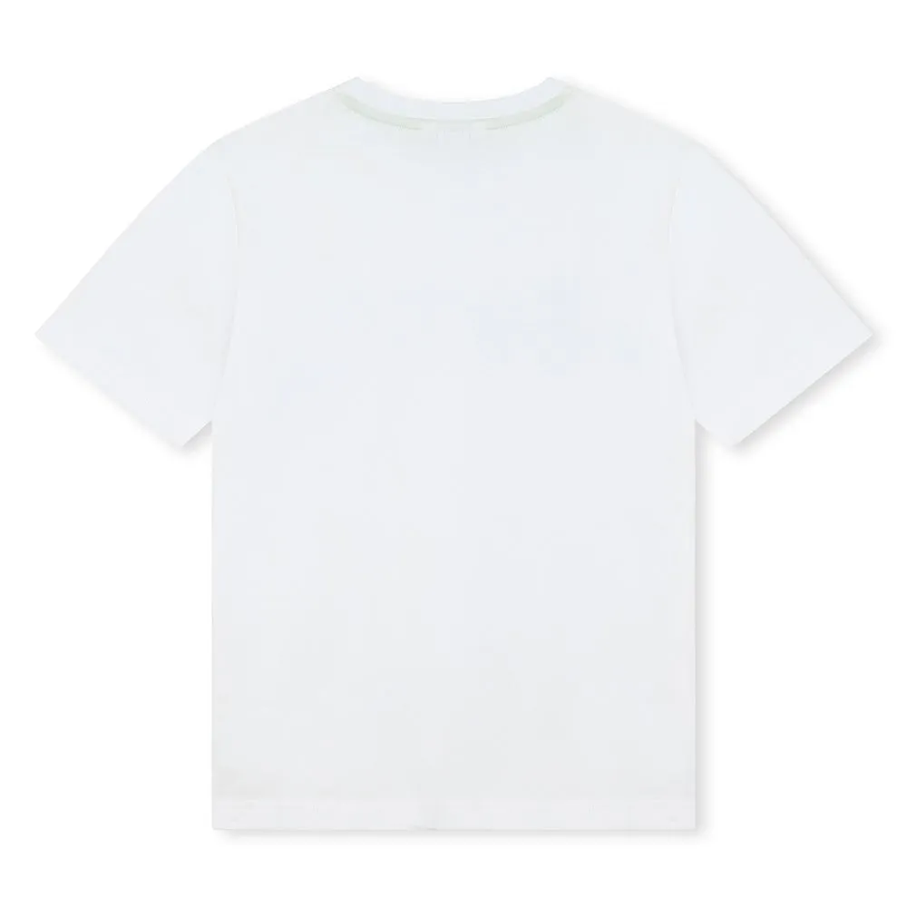 Boss J50771 T-shirt Med Korta ärmar, White, 6Y