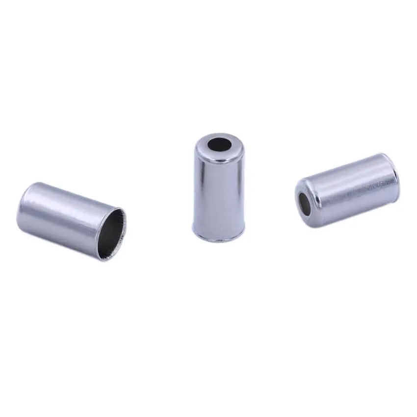 BRAKCO 4.3 Mm Brass Växelvajerhylsa För Cykel 200 Enheter, Silver, One Size
