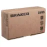 BRAKCO A2 V-brake 60 Mm Kompletta Fälgbromsbelägg 25 Enheter, Black, One Size