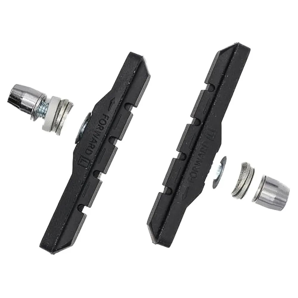 BRAKCO A2 V-brake 72 Mm Kompletta Fälgbromsbelägg 25 Enheter, Black, One Size