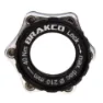 BRAKCO Centerlock Bromsskivsadapter För Cykel, Black, One Size