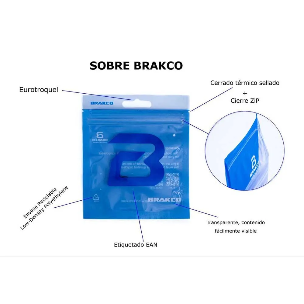 BRAKCO M8x0.75 Shimano Kontakt 2 Enheter, Black, One Size BRAKCO M8x0.75 Shimano Kontakt 2 Enheter, Black, One Size